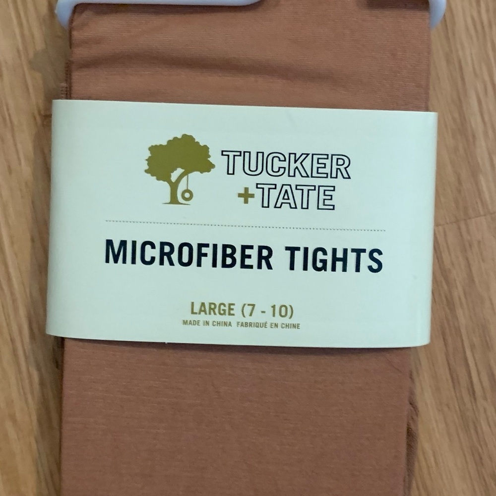 Nordstrom Microfiber Tights in Tan